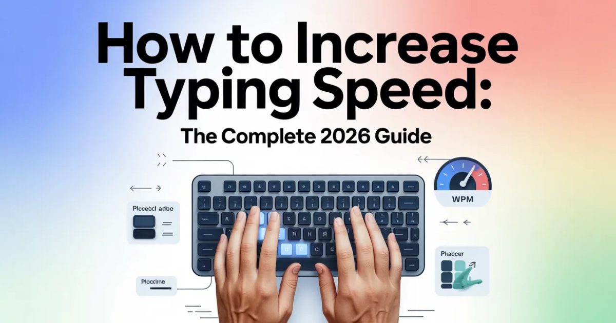 How to Increase Typing Speed: The Complete 2026 Guide